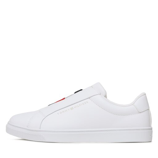 Elastic slip on sneakers discount