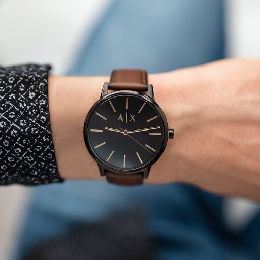 Zegarek Armani Exchange Cayde AX2706 Brązowy