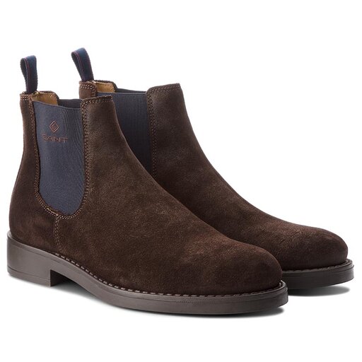 Bottines Chelsea Gant Oscar 17653903 Dark Brown G46 chaussures