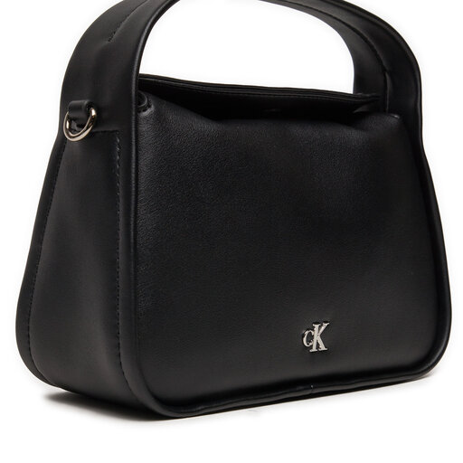 Rankinė Calvin Klein Metal Mono Mini Block20 W/Flap K60K612246 Juoda |  eavalyne.lt