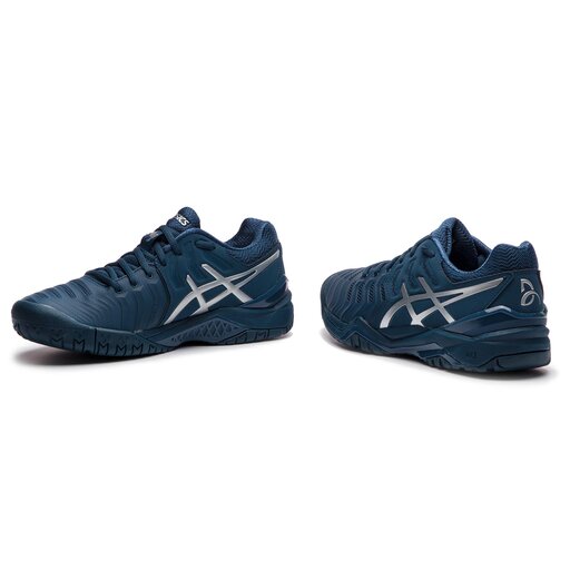 Zapatos Asics Gel Resolution Novak E805N Peacoat Silver 400