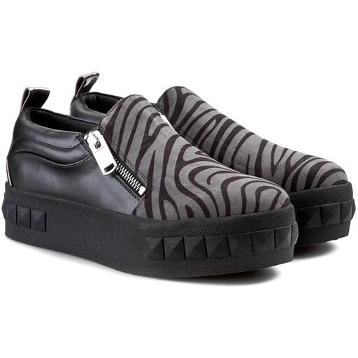 Zapatos Liu Sneakers Bassa Sindy S64151 Tigrato Grigio Nero 09X94 • Www.zapatos.es
