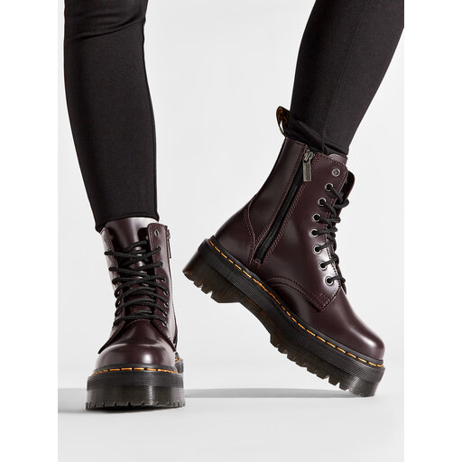 Burgundy jadon dr martens top