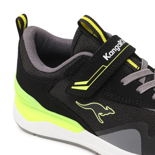 Sneakers 18722 5062 Ev S Jet 000 KangaRoos Black/Neon Kd-Gym Yellow