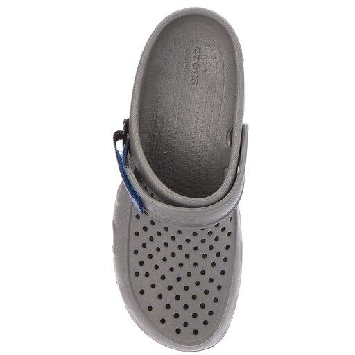 Pantoletten Crocs Swiftwater Deck Clog M 203981 Grau