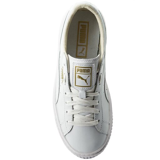 Puma basket platform uomo clearance argento
