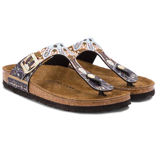 Japonki Birkenstock Gizeh Bs 1009805 Ancient Mosaic Blue eobuwie