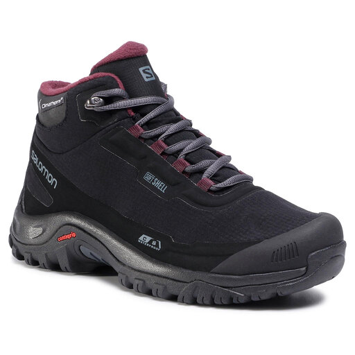 Salomon Shelter Cs Wp W 411105 21 V0 Black Ebony Winetasting