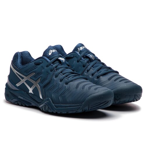 Chaussures de tennis Asics Gel Resolution Novak E805N Bleu marine chaussures