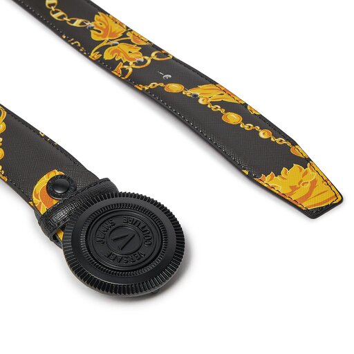 Cinturón para hombre Versace Jeans Couture 75YA6F08 Negro