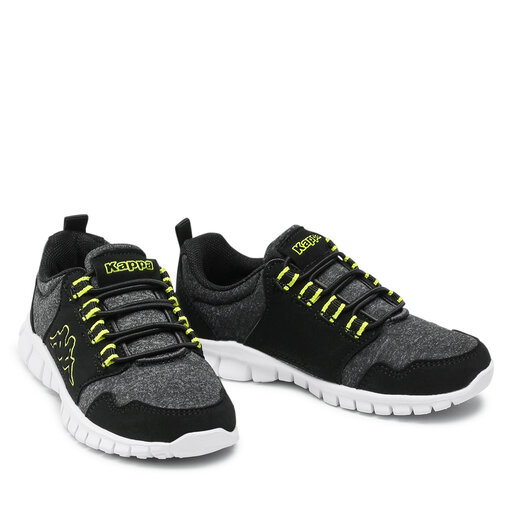 Black/Lime Kappa 1133 Sneakers 260964K