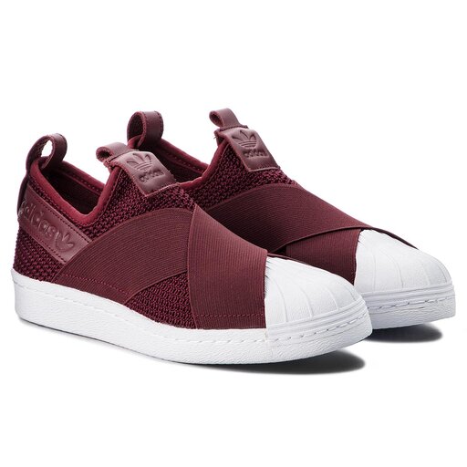 Superstar slip shop on adidas brun