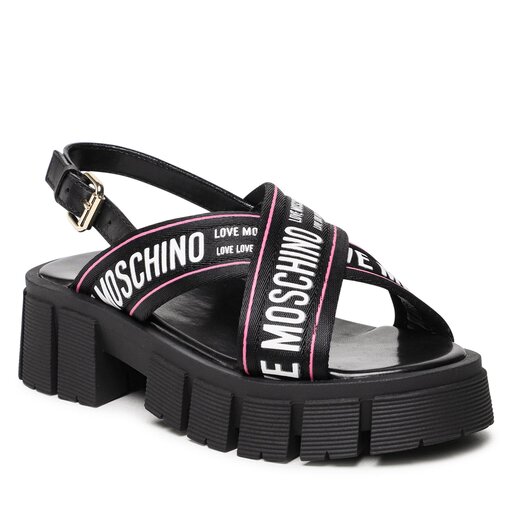 Sandalen LOVE MOSCHINO JA16186G0GIX200A Schwarz eschuhe