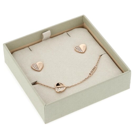 Schmuckset Armband und Ohrringe Guess Lovely Guess JUBS03 187JW