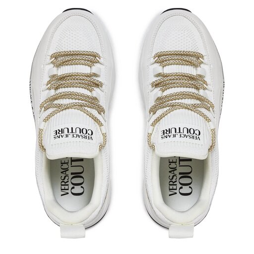 スニーカー VERSACE JEANS COUTURE Woman Sneakers White 75VA3SABZS905 G03 Sneakersy Versace Jeans Couture 75VA3SAB Biały | eobuwie.com.pl