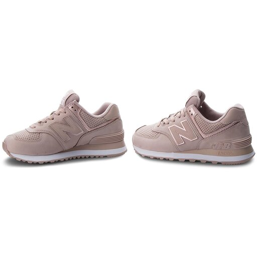 Sneakers New Balance WL574NBM Rose chaussures