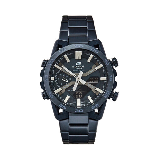 Uhr Casio Edifice Bluetooth Solar ECB 2000CB 2AEF Dunkelblau eschuhe