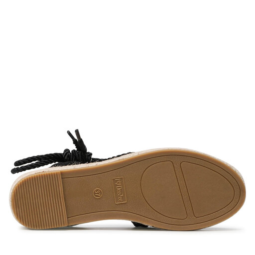 Black geometric woven with deals tassel women s palma espadrilles