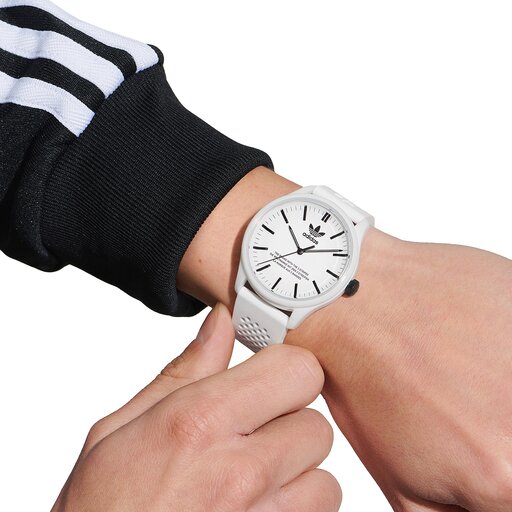 Uhr adidas Originals Code One Ceramic Watch AOSY23030 WeiB