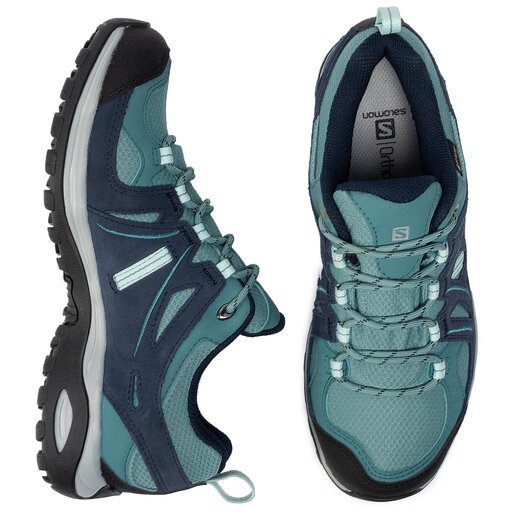 Chaussures de trekking Salomon Ellipse 2 Gtx GORE TEX 404716 Vert chaussures