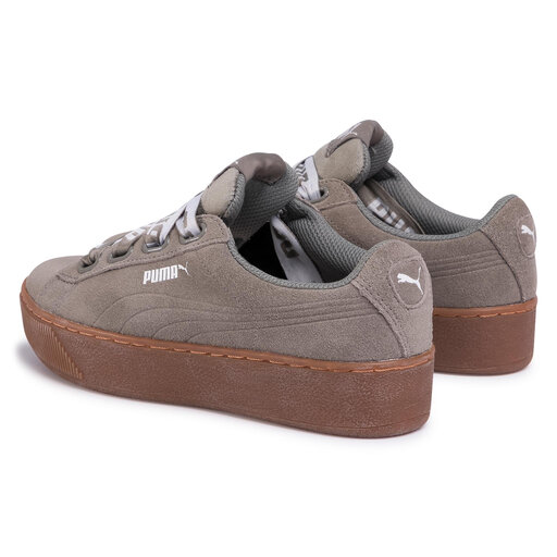 Sneakers Puma Vikky Platform Ribbon Mu 36531403 Grau de.eschuhe.ch