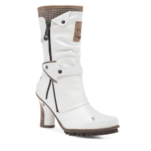 Bottines Mustang 1141 606 Blanc chaussures