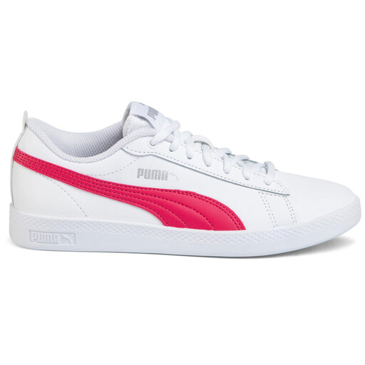 Laisvalaikio batai Puma Smash Wns v2 L 365208 18 Puma White/Bright  Rose/Silvr • Www.eavalyne.lt