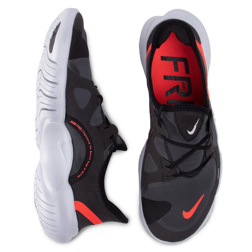 Nike free rn top 5.0 black/anthracite/bright crimson