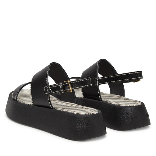 Sandały Armani Exchange XDP054 XV921 00002 Czarny | eobuwie