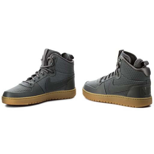 Batai Nike Court Borough Mid Winter 0547 001 Dark Grey Dark Grey Www Eavalyne Lt