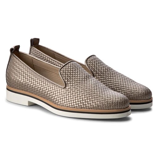 Loafers Geox D Janalee H D725AH 047NF C6029 Khaki chaussures