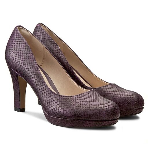 Chaussures basses Clarks Crisp Kendra 261124614 Violet chaussures