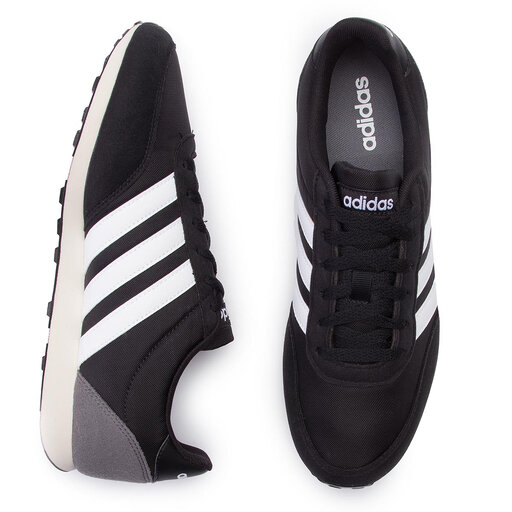 Adidas V Racer 2.0, Zapatillas de Deporte para Hombre, Blanco  (Ftwbla/Negbás/Negbás 000), 42 2/3 …
