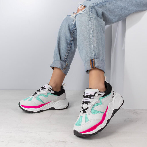 Sneakersy MSGM Scarpa Donna 2841MDS2086 708 83 Szary