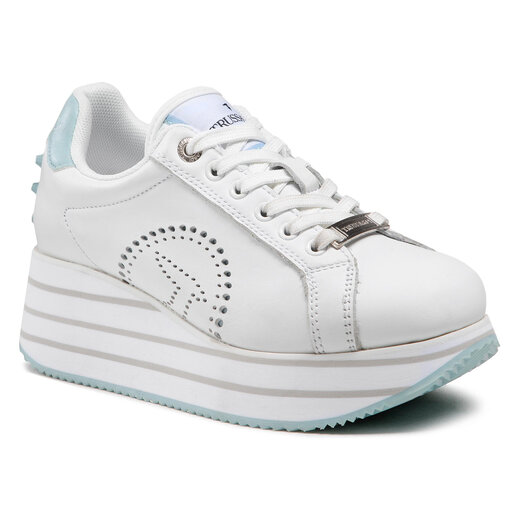 Trussardi scarpe bianche on sale