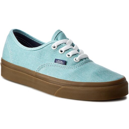 Tennis Vans Authentic VN0A38EMMQR Washed Canvas Blue Radiance