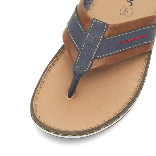 Zehentrenner Blau Rieker Sandalen Zehentrenner Rieker Zehentrenner