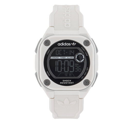 white adidas digital watch