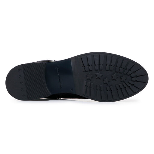 Tommy hilfiger croco sales look dressy flat boot