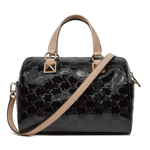 Michael kors grayson satchel black on sale