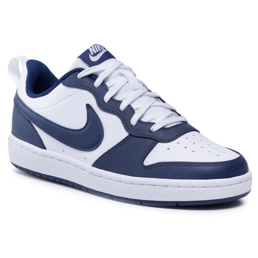 Hacer Raramente peor Zapatos Nike Court Borough Low 2 (Gs) BQ5448 107 White/Blue Void/Signal  Blue • Www.zapatos.es