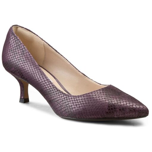 Po buty Clarks Aquifer Soda 261131424 Fioletowy eobuwie .pl