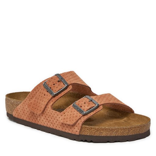 Klapki Birkenstock Arizona 1026985 Emboss Dots Burnt Orange