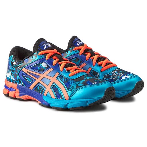 Schuhe Asics Gel Noosa Tri 11 GS C603N Island Blue Flash Coral