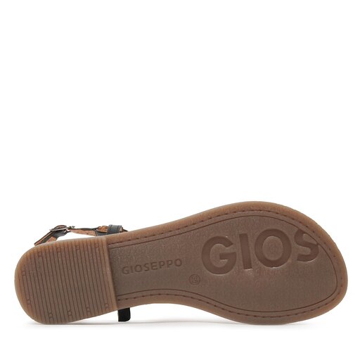 GIOSEPPO Damen Merignas Sandale – Silbernes Leder Mit Zopfdesign, Weiches Fußbett