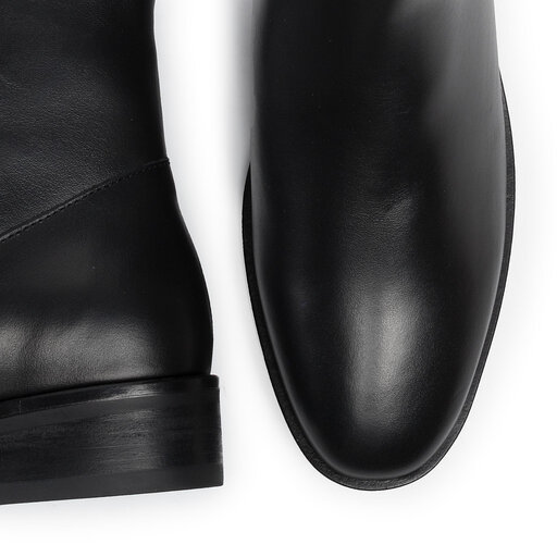 Botki Clarks Pure Rosa 261440314 Black Leather eobuwie .pl