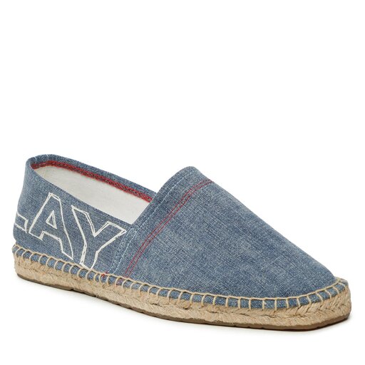 Espadrilles Replay Cabo Print GMF16 .000.C0053T Bleu chaussures