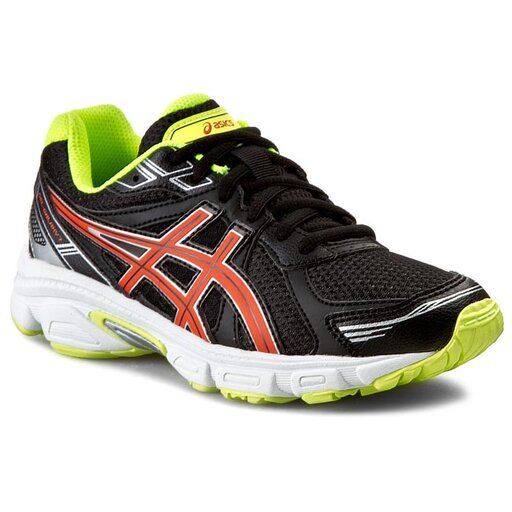 Buty Asics Gel Galaxy 7 GS C411N Black Orange Flash Yellow 9032