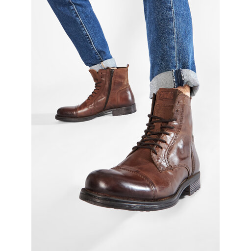 Stiefel Jack Jones Jfwrussel 12156000 Braun