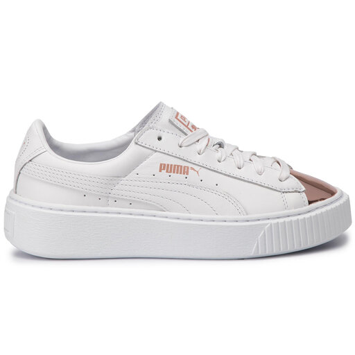 Sneakers Puma Basket Platform 366169 Puma White/Rose Gold • Www.zapatos.es